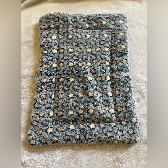 Cat Bed Mat Blanket Thickened  Dark Blue Star / M:19.29inch*12.6inch - Picture 6 of 6